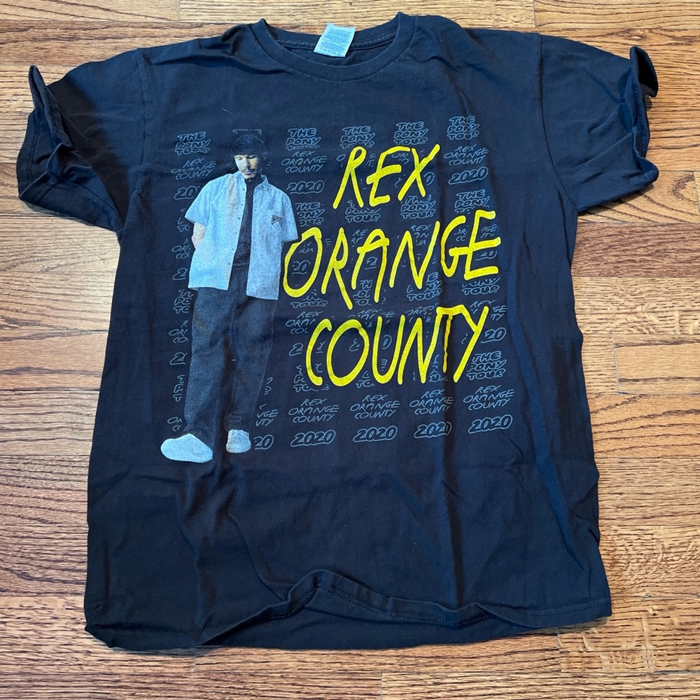 medium rex orange country 2020 concert t shirt black